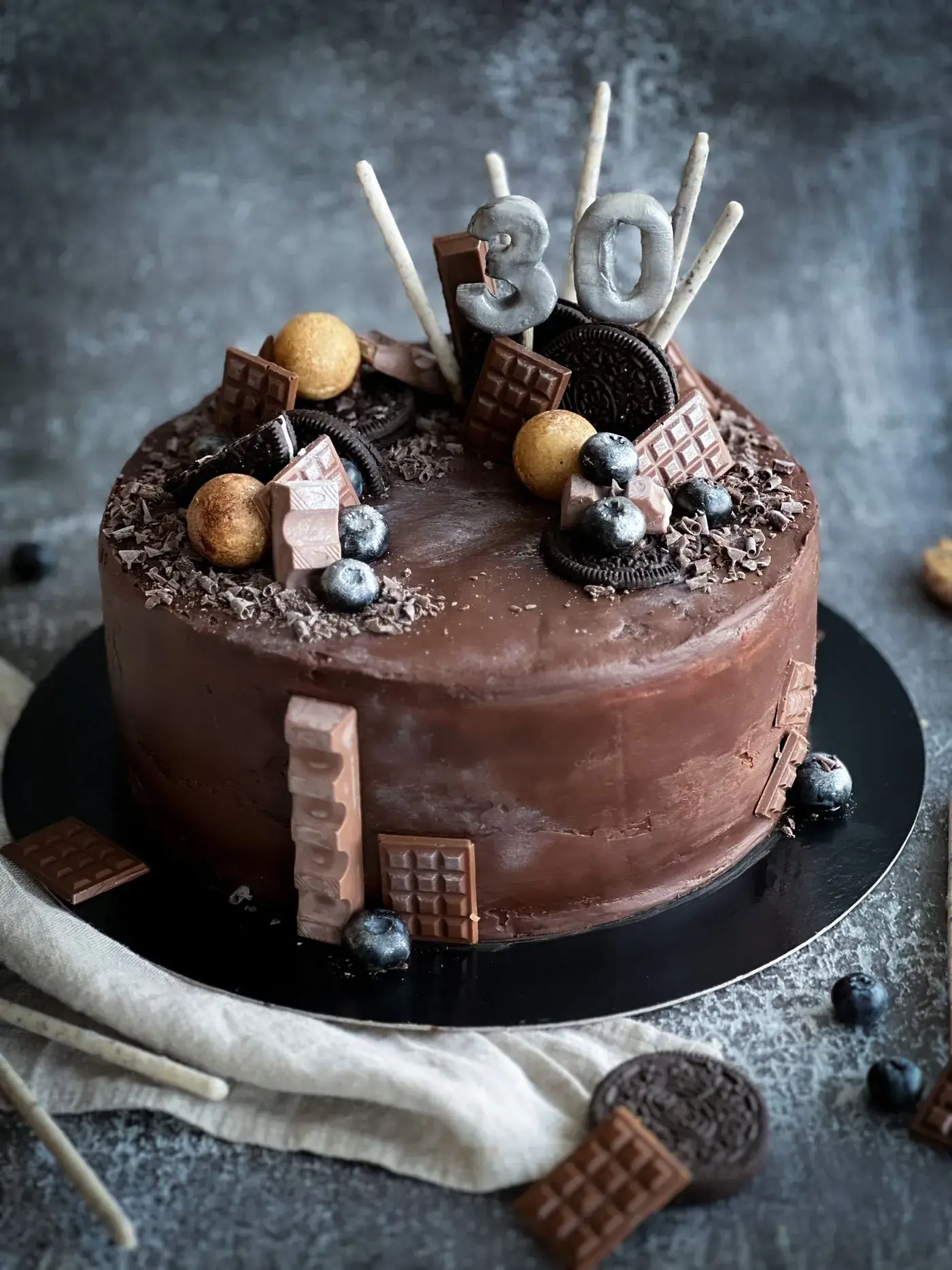 A chocolate celebration cake